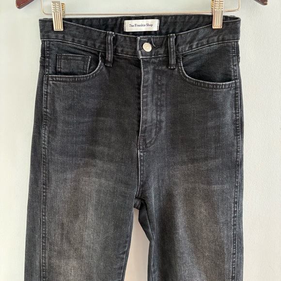 The Frankie Shop | High Waisted Split Hem Jeans - Picture 5 of 7